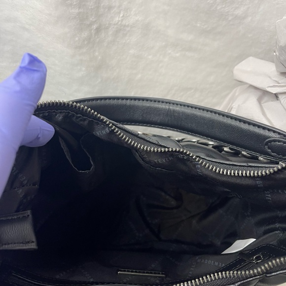 Steve Madden black shoulder bag, NWT - Picture 7 of 8